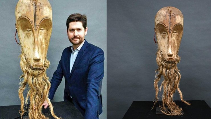 Африканская маска, маска, маска фенг, продали за 4,4 миллиона долларов, продали на аукционе, антиквар обманул супругов