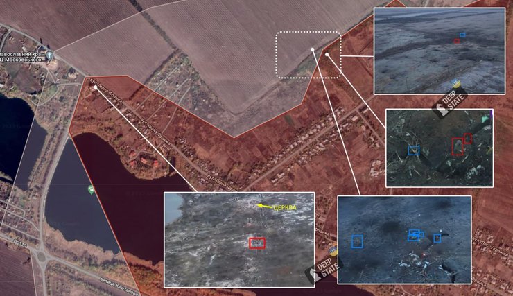 Бои за Марьинку, Донбасс, карта