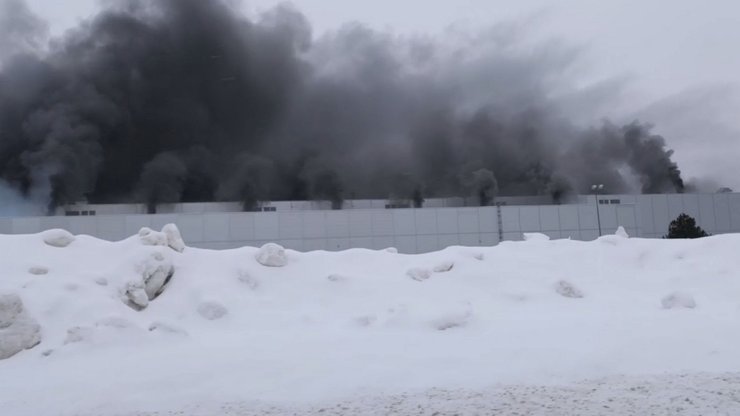 калуга пожар на заводе