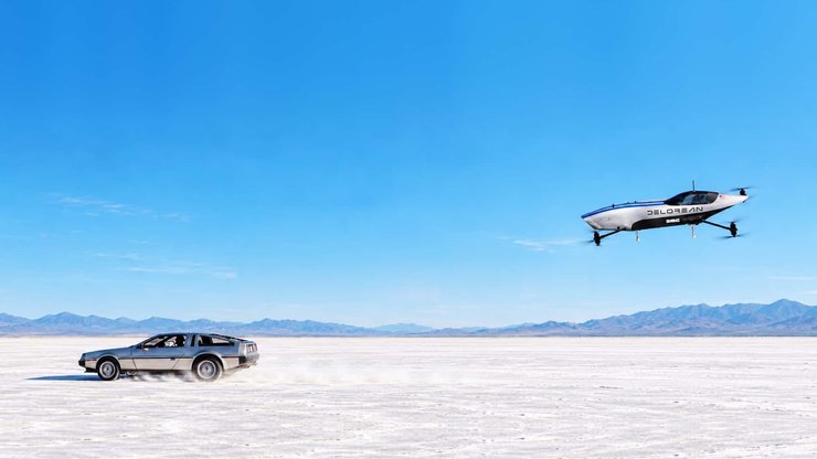 Аппарат DeLorean Airspeeder