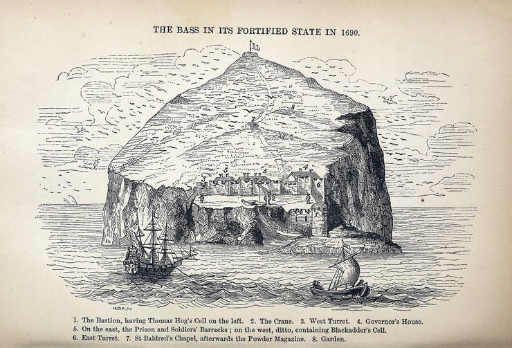 На острове был построен замок