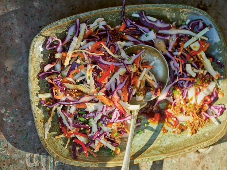 летний салат, рецепт салата, салат из яблок, салат из фенхеля, салаты