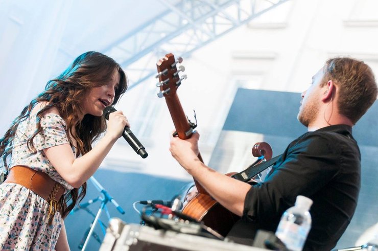 Кристина Соловий с братом