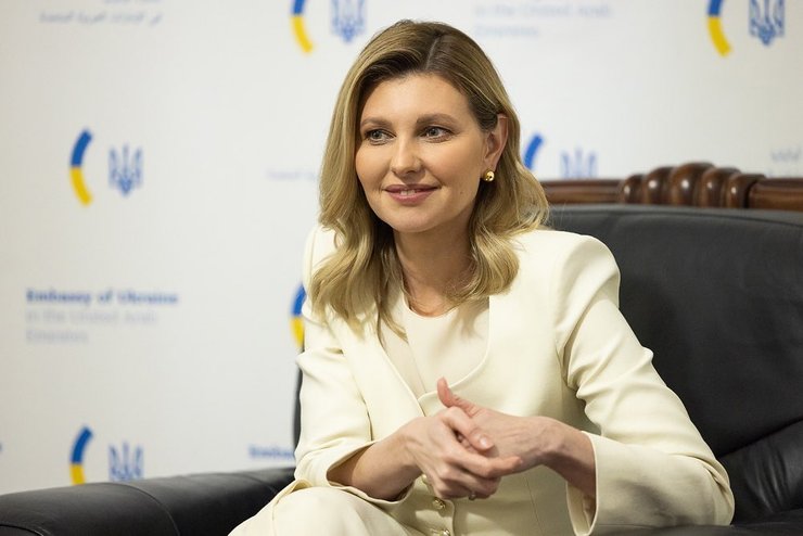 Елена Зеленская, ОАЭ, визит в оаэ, образы зеленской, модные выходы зеленской, первая леди украины, шейх Мухаммад бин Заид Аль Нахайян