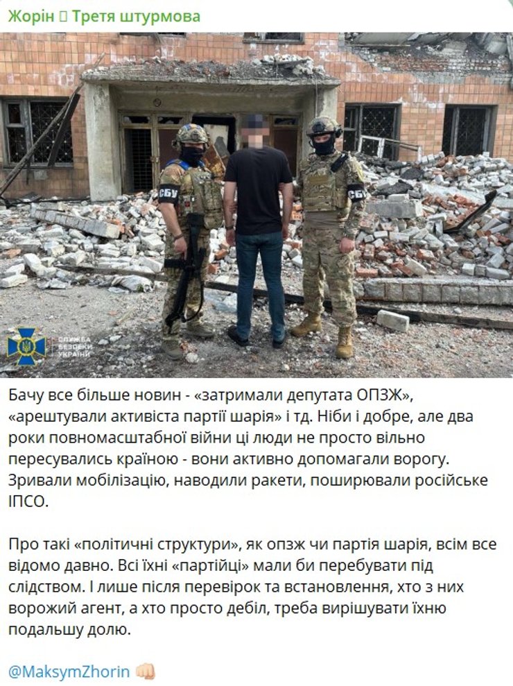 ФСБ в Украине, СБУ, задержание, Донецкая область, ОПЗЖ, ОПЗЖ