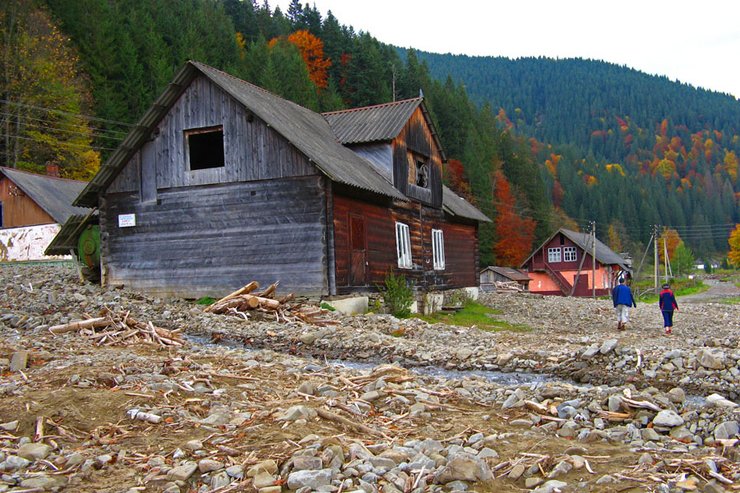Село-призрак Буркут в Карпатах