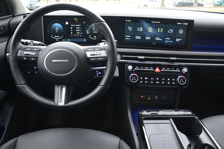 салон Hyundai Tucson, кросовер Hyundai, Hyundai Tucson 2025, гібрид Hyundai Tucson