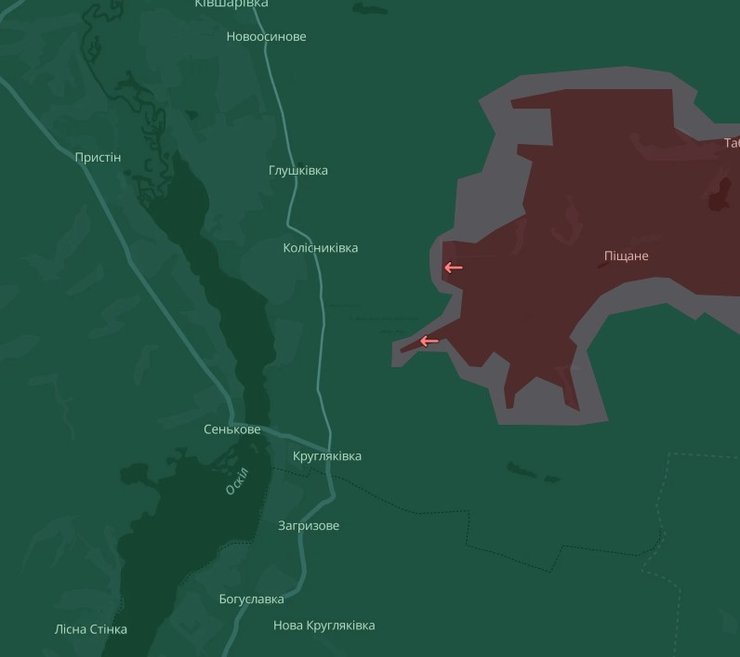 Бои возле Колесниковки, фото