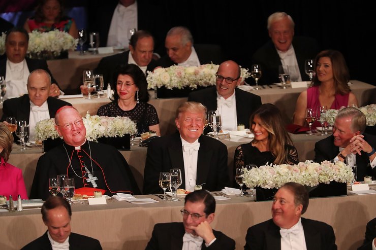 Дональд Трамп, ужин, аукцион, благотворительность