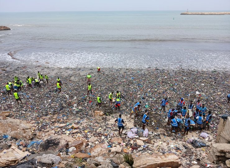 одежда, гана, свалка одежды