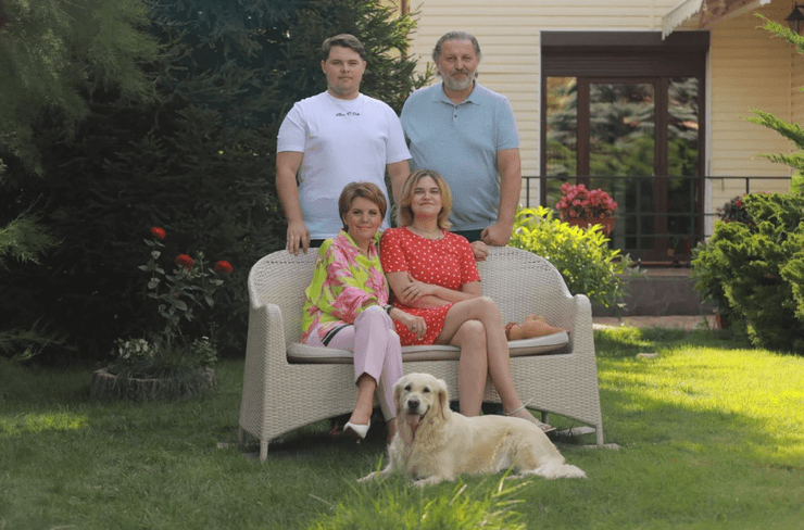 Семья Елены Фроляк