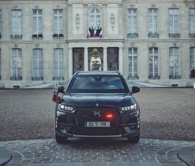 DS7 Crossback Elyssee, DS7 Crossback, кросовер DS7 Crossback, гібрид DS7 Crossback, авто президента Франції