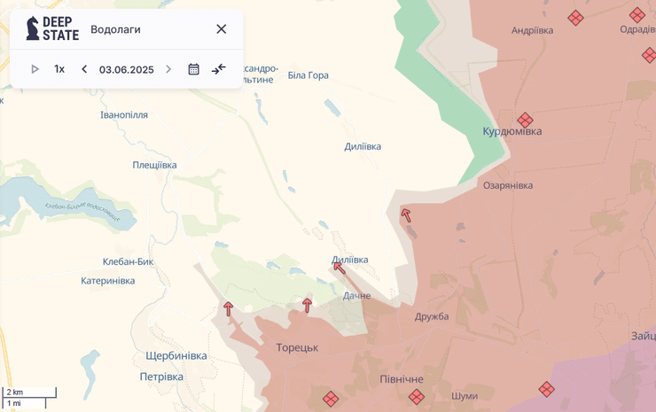 карта бойових дій