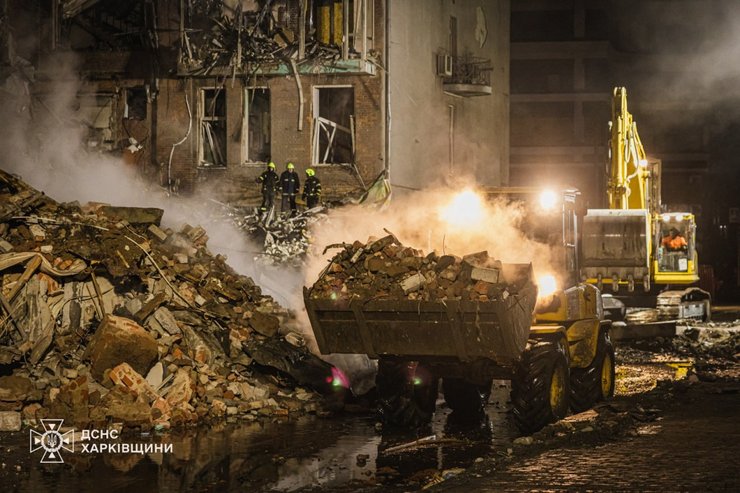 Обстрел Харькова Россией 2 января разрушил дом РФ осуществила обстрел Харькова 2 января