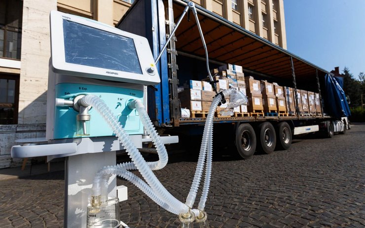 фото, выгрузка препаратов ИВЛ