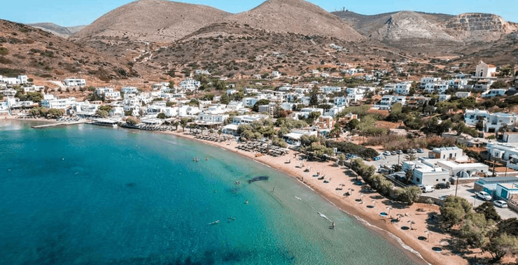 Панорама на греческом острове