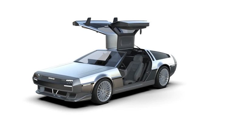 електромобіль делореан, DeLorean DMC-12, DeLorean DMC, назад у майбутнє, електромобіль DeLorean