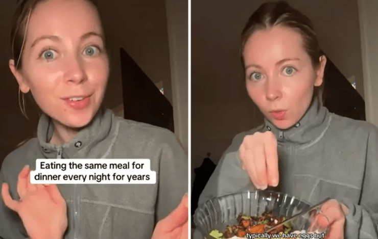 Келли из Род-Айленда, способы питания, одинаковая еда, ужин без изменений, эксперименты, фото, США