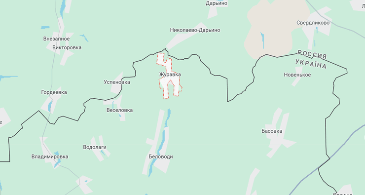 журавка карта, село журавка, журавка, журавка Сумская область