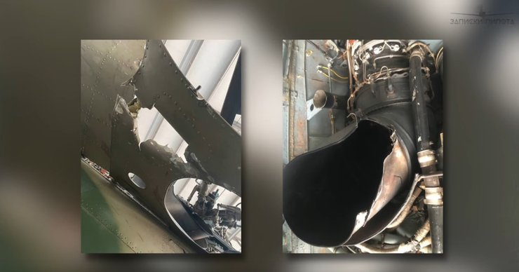 Вертолет украинского пилота во время выполнения задания был подбит