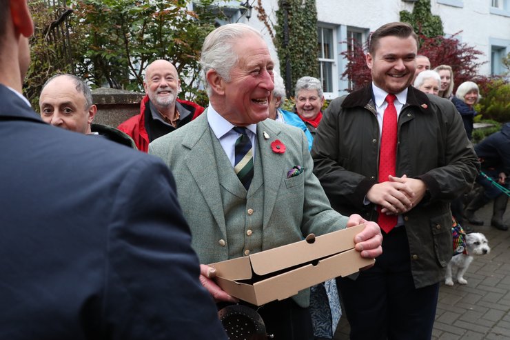 Любимая пицца принца Чарльза - "Маргарита"