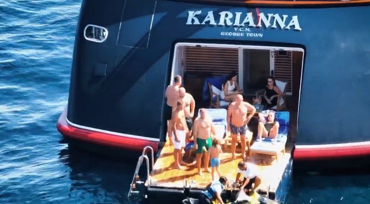 яхта Karianna, где находился Николай Злочевский