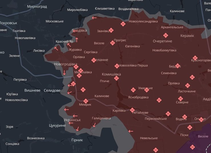 Бої біля Гродівки та Українська, фото