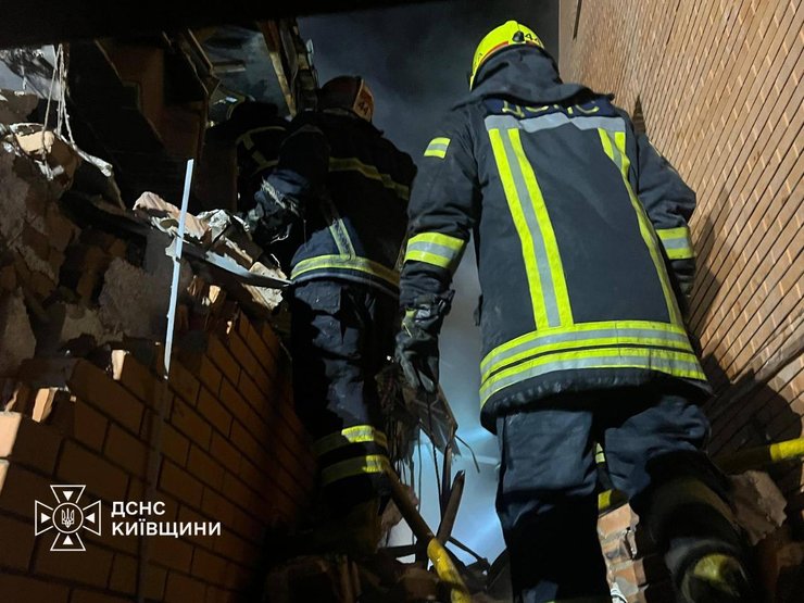 Нападение дрона в Вишневом в Киевской области