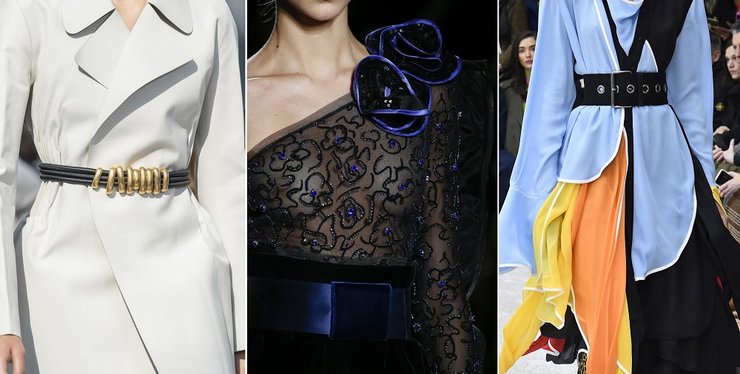 пояса, тренды, талия