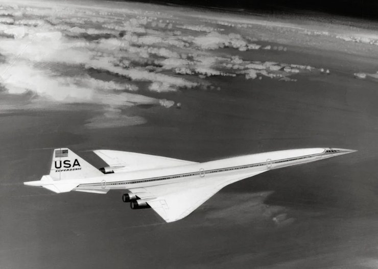 Закинутий аеропорт, літак, Boeing 2707, фото