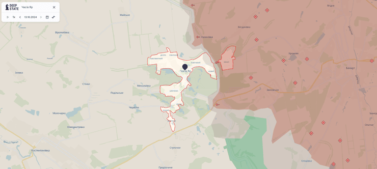 Часов Яр, наступление РФ, ВСУ