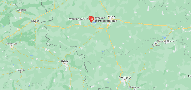 курская аэс карта