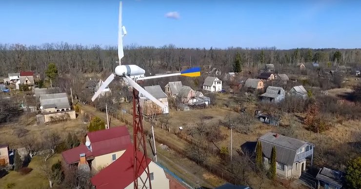 Горизонтальный ветрогенератор для дома