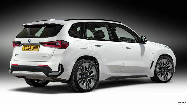 BMW X3 2024, BMW X3, новый BMW X3, кроссовер BMW X3, электромобиль BMW X3