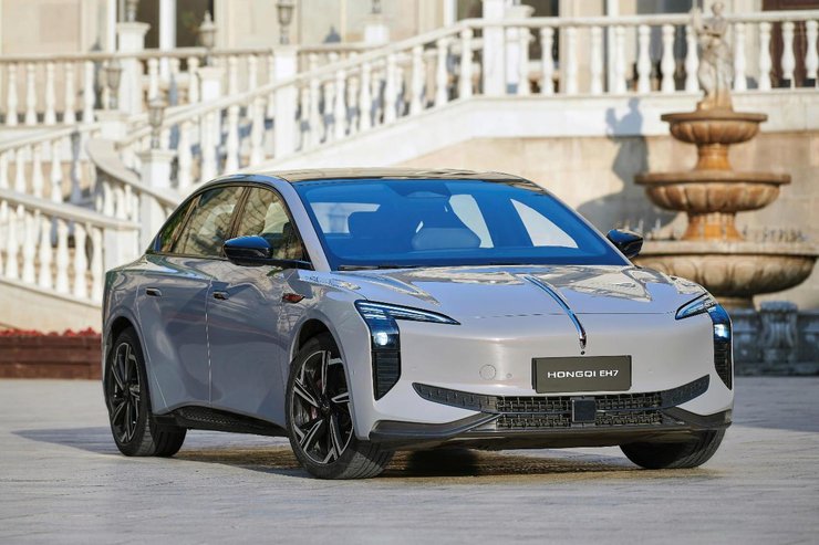 Hongqi EH7, электромобили Hongqi, FAW Hongqi, Электромобиль Hongqi, Электромобиль Hongqi