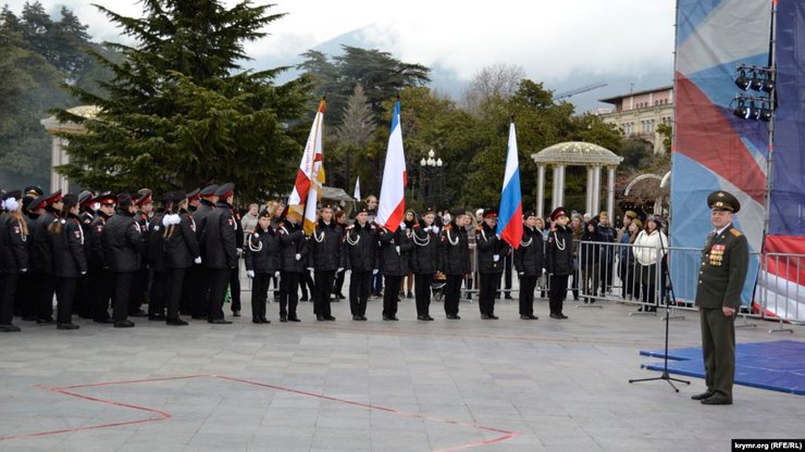 деткий военный парад, ялта