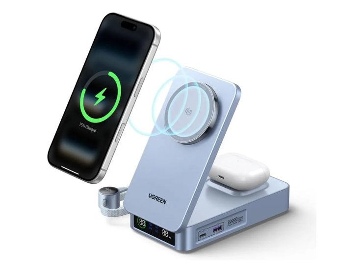 Повербанк Ugreen MagFlow Qi2