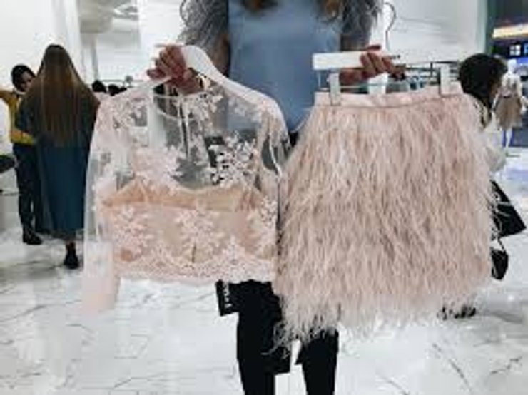 Юбки с перьями