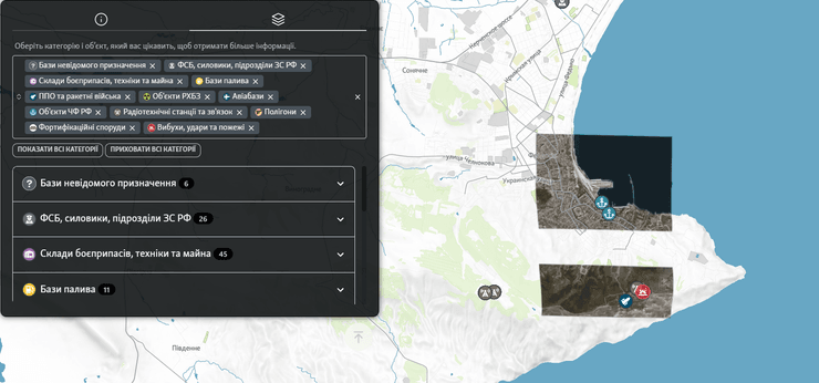 Крым, военные базы РФ в Крыму