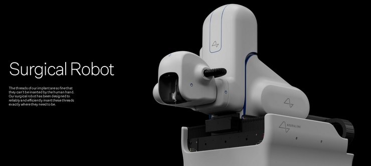 R1 робот, мозковий імплантат, Neuralink