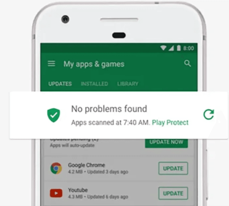Play Protect для Android