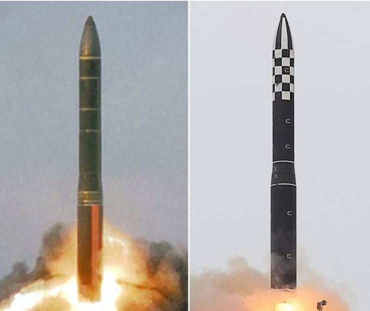 ракеты РФ и КНДР