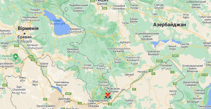 Вірменія, Азербайджан, 13 січня, кордон, обстріл