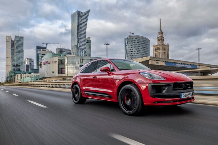 Porsche Macan GTS 2021, тест-драйв Варшава Польща, екстер'єр Порше Макан 2021