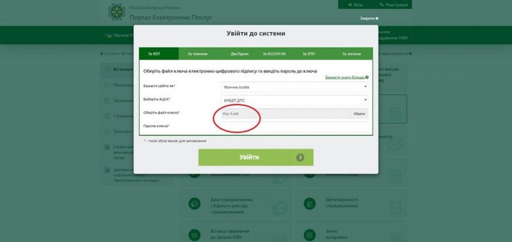 Довідка про доходи, Пенсійний фонд