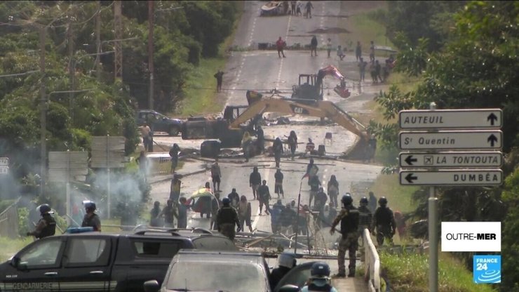 нова каледонія, франція, протести, заморська територія