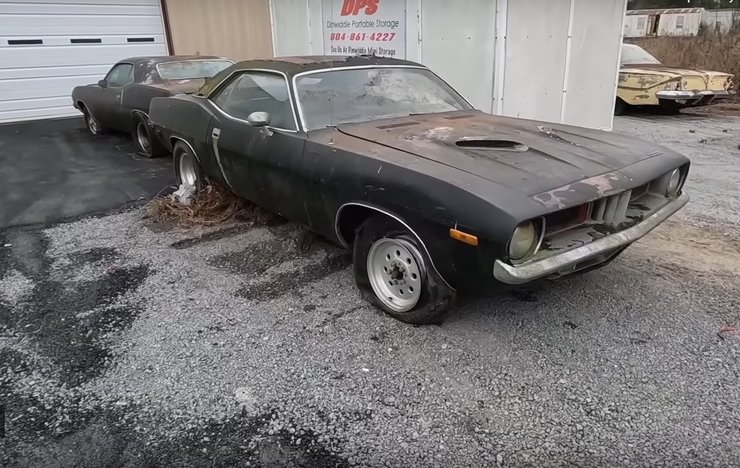 Plymouth Barracuda, коллекция авто, заброшенные авто