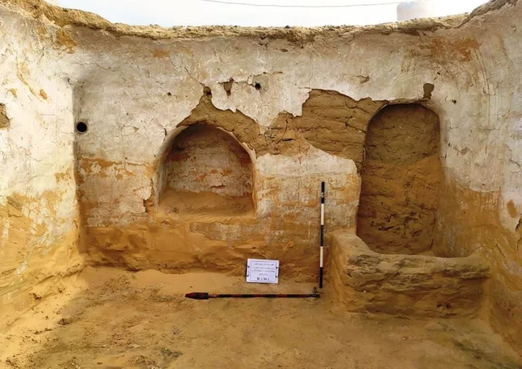 Будівля датується IV–VI століттями нашої ери