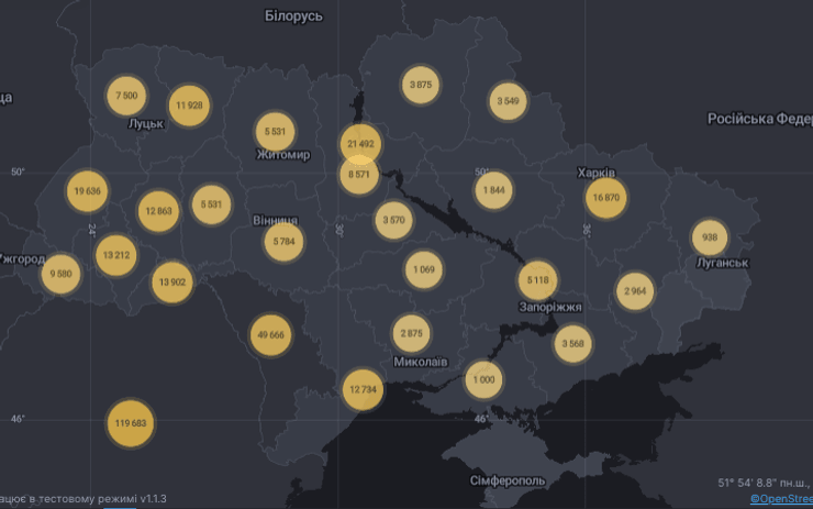  карта коронавирус