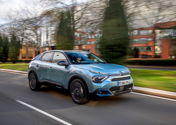 электромобиль citroen e-c4, Citroen e-C4, новый Citroen e-C4, электромобиль Citroen, кроссовер Citroen